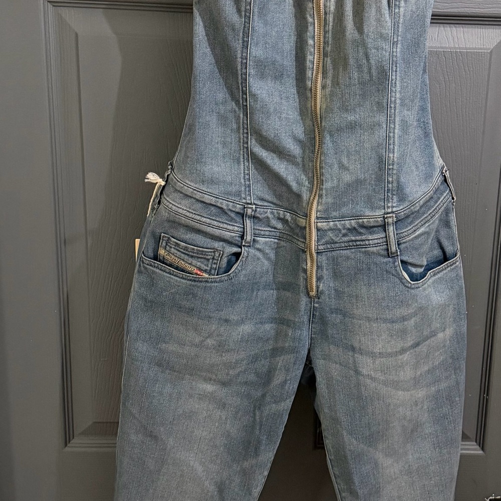 Diesel Blue Denim Jeans with Branded Patch